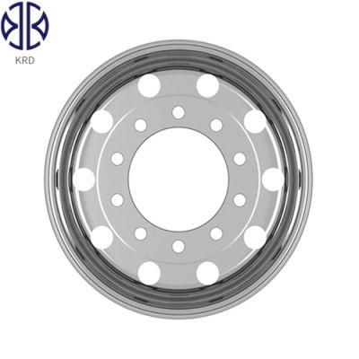 14X22.5 22.5&quot; Inch OEM Heavy Duty Truck Trailer Bus Tubless Polished Forged Alloy Aluminum Wheel Rims