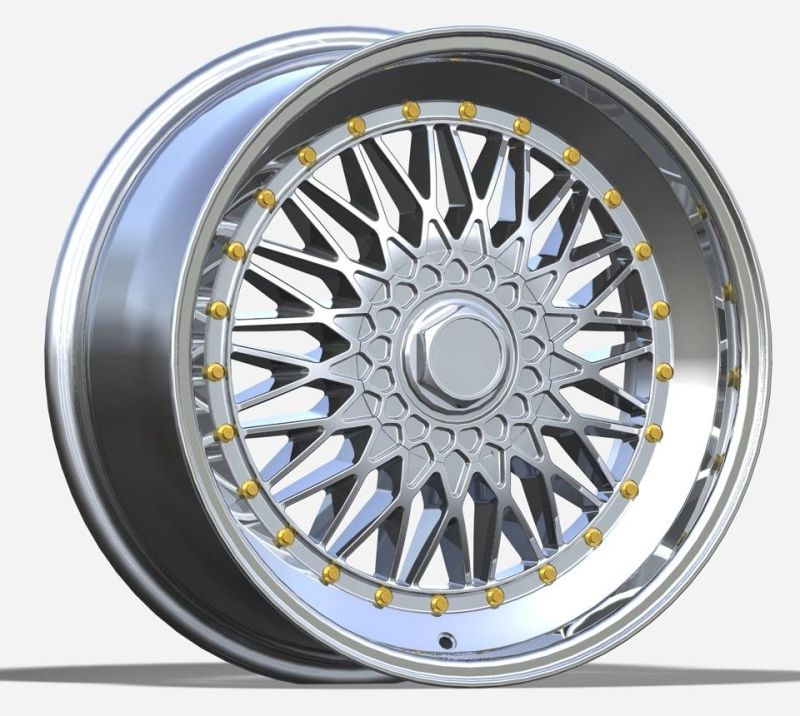 Professional Manufacturer Alumilum Alloy Wheel Rims 18 Inch 100-120 PCD Silver Color Finish for Passenger Car Wheel Car Tires Designing Your Own Logo