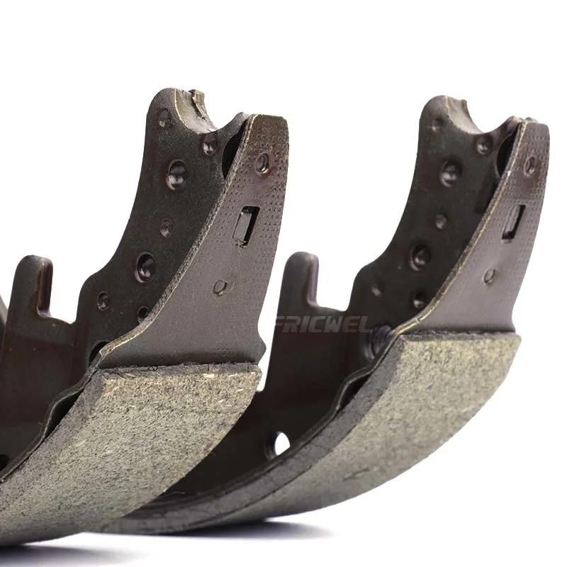 Customized ISO/Ts16949 Approved Non-Asbestos Nao Formula Black Particle Valeo Clutch Brake Shoes for Forklift