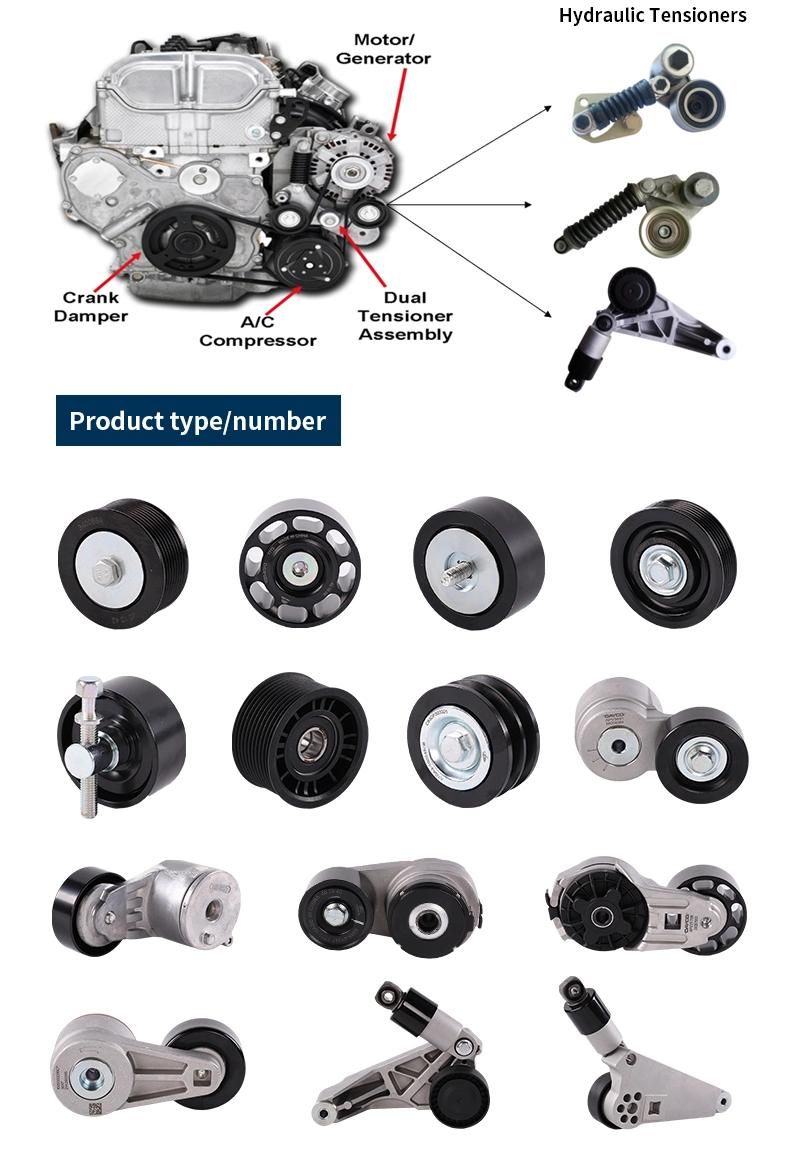 Original Fcec Foton Isf2.8 Isf3.8 Engine Belt Tensioner Pulley 5271282/5398362