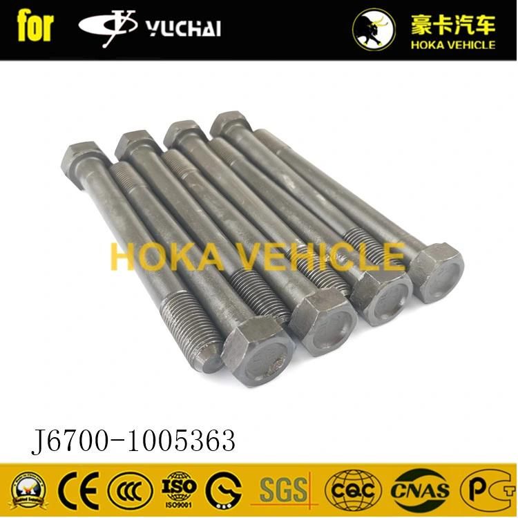 Original Yuchai Engine Spare Parts Flywheel Bolt  J6700-1005363 for Heavy Duty Truck