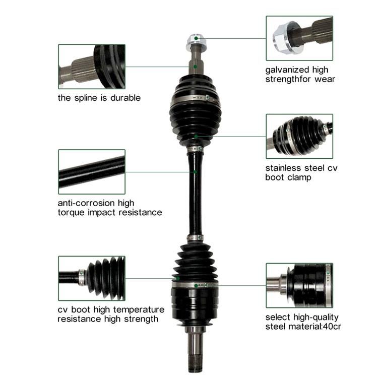 Auto Spare Parts Car Transmission Steel CV Axle Half Drive Shaft for Audi BMW Toyota Honda KIA