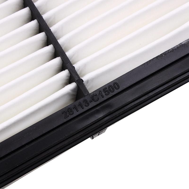 White Non-Woven Paper Auto Air Filter Air Intake Filter 28113-C3300 / 28113-C1500 OEM Cheap Price