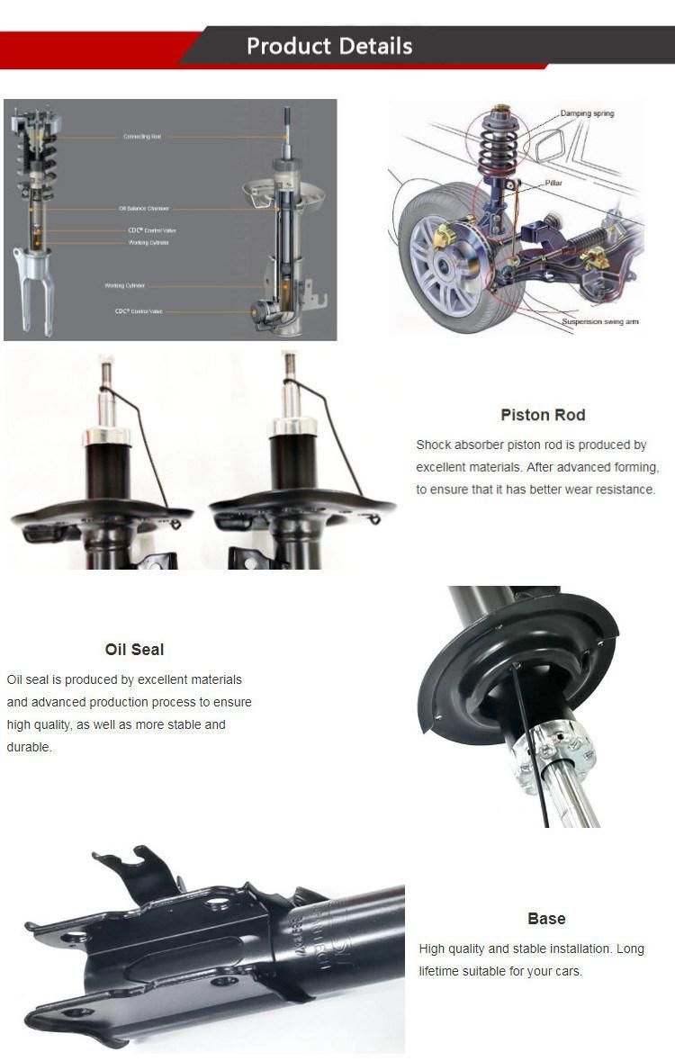 Car Part Chassis Suspension System Strut Rear Shock Absorber 191 51 3033 for Volkswagen