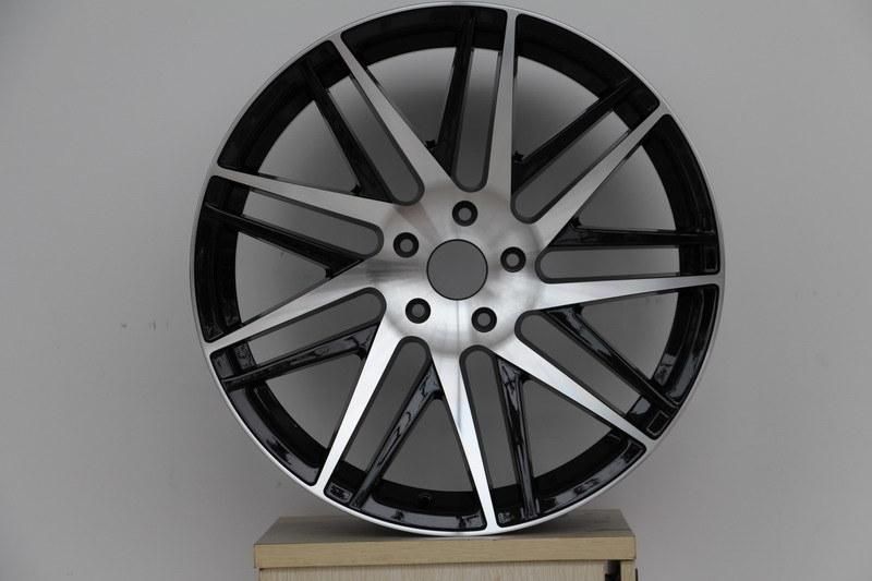 Wheel Rim Mesh Design Passenger Car Alloy Wheel Black Machine Face