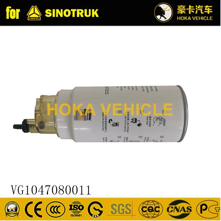 Original Sinotruk HOWO Truck Spare Parts Filter Elemement and Filter Cup Assembly  Vg1047080011 for All Sinotruk Heavy Truck