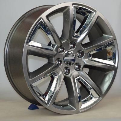 China Passenger Wheels Chrome 17*7.5/20*9.0/22*9.0 Inch 6*139.7 PCD Aluminum Alloy Wheels