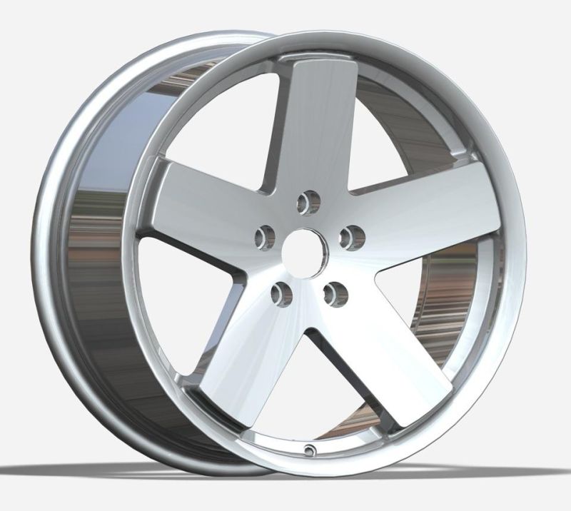 Aftermarket Alumilum Alloy Wheel Rims 16/18/19 Inch 4/5X100-120 Silver Wheels for Passenger Car Wheel China Professional Manufacturer