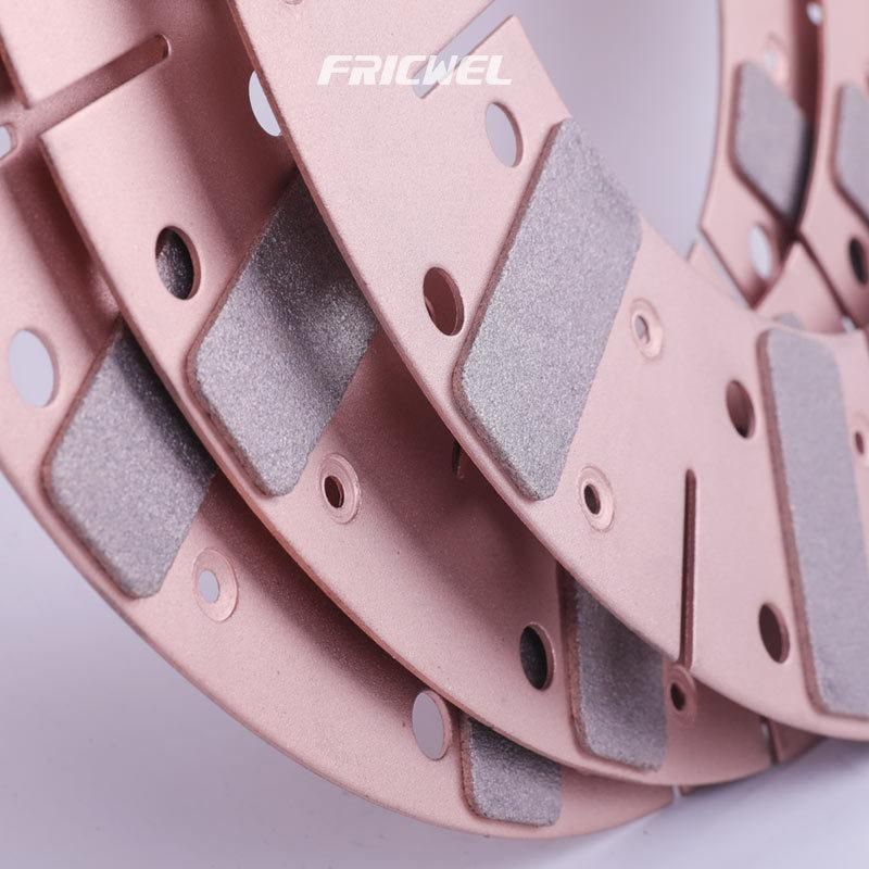 Fricwel Auto Parts Friction Pad Sintered Clutch Racing Disc Copper Friction Pad Sintered Copper Racing Disc Factory Price 11004