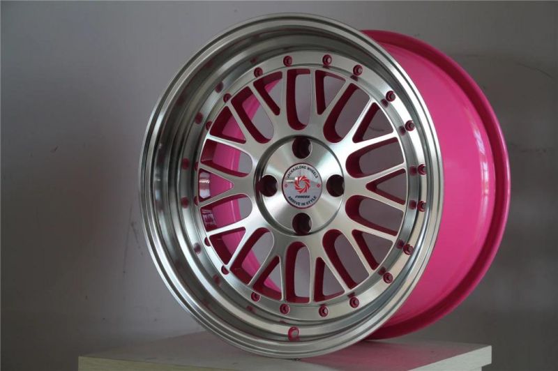 Gold Colored Car Alloy Wheel Rim