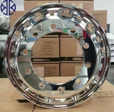 9.00X22.5 for Tyre Tire 12r22.5 Forged Polished Replica OEM Brand Bus Trailer Truck Dump Aluminum Alloy Wheel Rim