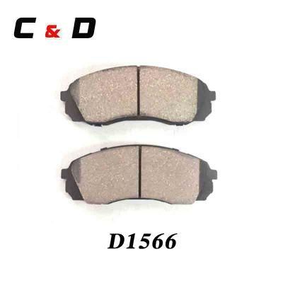 High Quality Ceramic Brake Pad D1566 for Hyundai KIA 58101-4de00