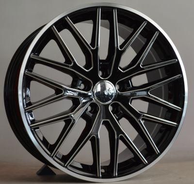 High Quality Black Machined Lip Car Rims Shinja Matt Black 18*80/18*90/18*95 Inch Alloy Wheels