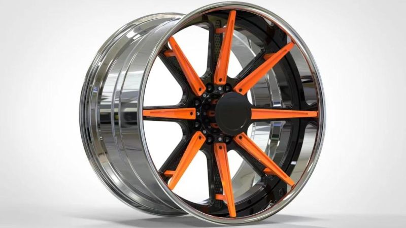 Aviation Aluminum Alloy 6061 Forged Car Wheels15-26 Inch PCD5X120 Customized Forged Car Wheels