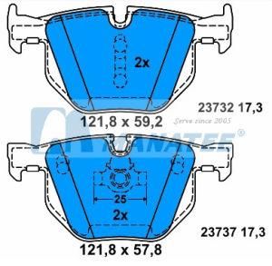 Brake Pads for BMW E60 E61 E63 E64 E65 34 21 6 763 043