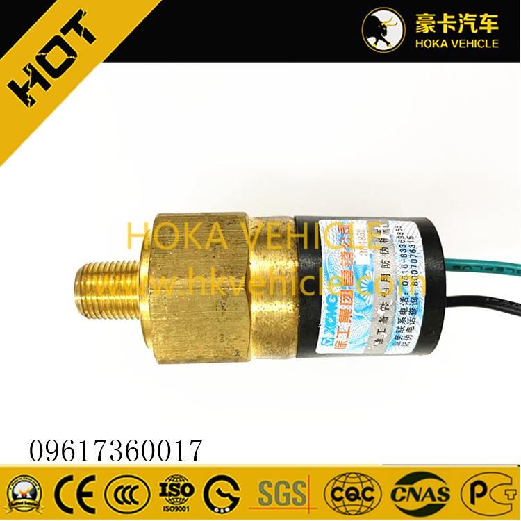 Original and Genuine Wheel Loader Spare Parts Barometric Pressure Sensor 09617360017 for XCMG Wheel Loader