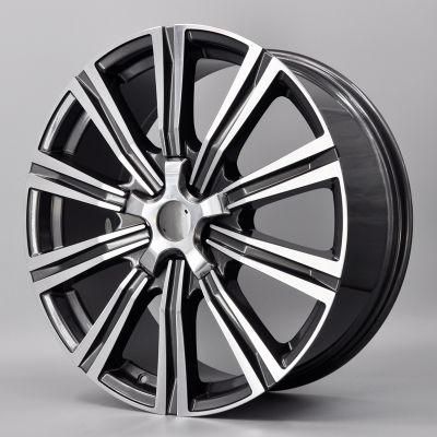 Car Rims 14 15 16 17X9 18 20 Inch Black Face 5 Holes Alloy Wheels