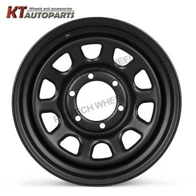 Matt Black 4X4 Daytona off Road Steel Wheel Rim 15X12