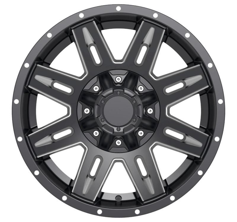 China Professional Manufacturer Aluminum Alloy Wheel Rims 18 Inch 20inch 114.3-170 PCD Black Color Finish for Passenger Car Tires Car Wheel