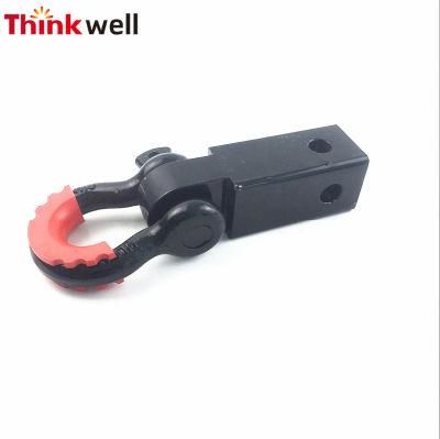 Heavy Duty Recovery Tow Bar Solid Shank Receiver Hitch with Isolator