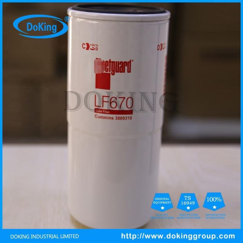 Factory Price Oil Filter Lf670 Auto Parts for Fleet Guard