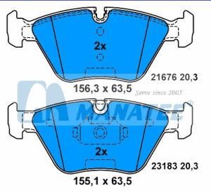 Front Disc Brake Pads for BMW E82 E46 E85 E86 (34 11 3 404 362)