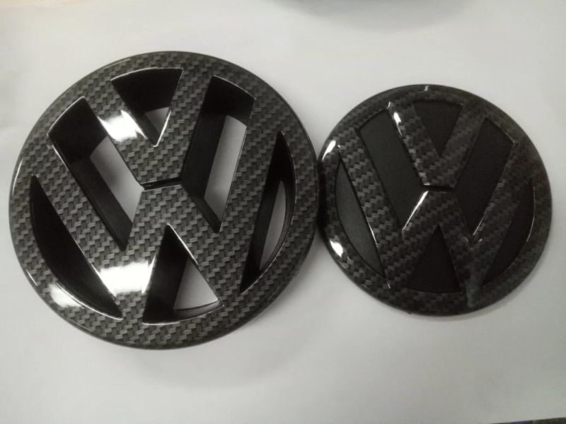 Carbon fiber front grill emblem rear car emblem for golf 5 emblem