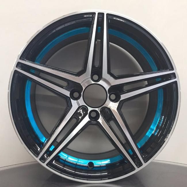 15 Inch 5 Spokes Undercut Universal Alloy Wheels for Passenger Car