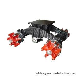 Auto Parts Single Point Bogie Suspension Trailer Suspension Spoke Axle Suspension for Semi Trailer and Spare Parts