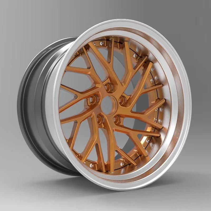 Two-Piece Forged Car Alloy Wheel, 18/19/20/21/22 Inches Alloy Car Rim