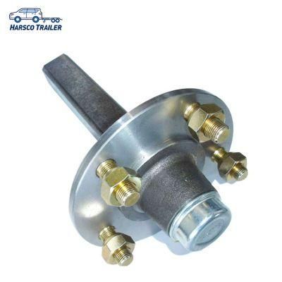 Customized Boat Trailer Spindle Axle With Lazy Hub