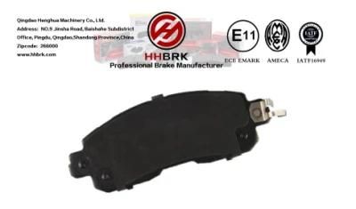 D1650low Dust Long Life Chinese Factory Auto Parts Ceramic Metallic Carbon Fiber Brake Pads, Low Wear, No Noise Nissan