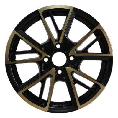 Aftermarket Black Machine Gold 4*98/100 5*100/114.3 Aluminum Alloy Wheels Rims