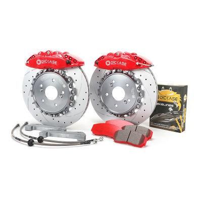 Fast Shipping Car Brake D42 Front 4 Pot Caliper Kits Rear E-Handbrake Expand Disc for VW Golf Gti/Audi/Mazda 17inch