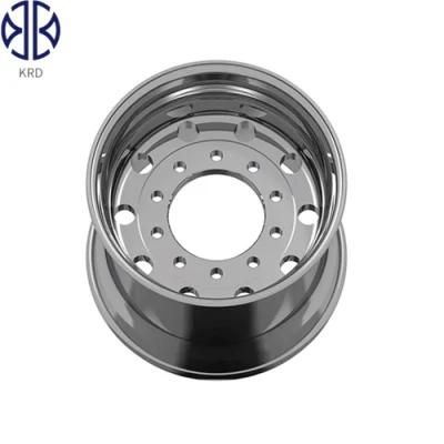 22.5X13 22.5&quot; Inch OEM Heavy Duty Truck Trailer Bus Tubless Polished Forged Alloy Aluminum Wheel Rims