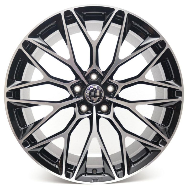 Custom 5X120 Golden Polished 2-PC Forged 18 Inch Car Sport Deep Dish Concave Alloy Wheels Rims