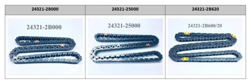 OEM Customized Engine Parts Genuine Engine Timing Chain 03f109158K VW Audi Car Parts Auto Transmission Part Chain Hardware Link Time Chain