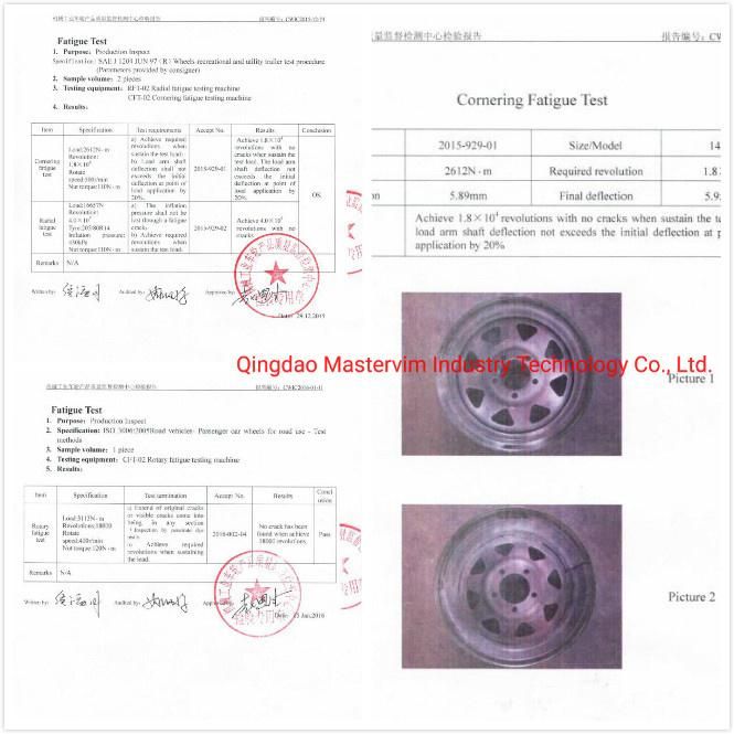 All Size 12 13 14 15 16 17 18inch Steel Wheels for Car Trailers