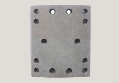 Hamako Auto Parts Non Asbestos Ceramic Metallic 9 Inch 09 HOWO 1291r9 Styer Brake Lining with Aluminum Rivets