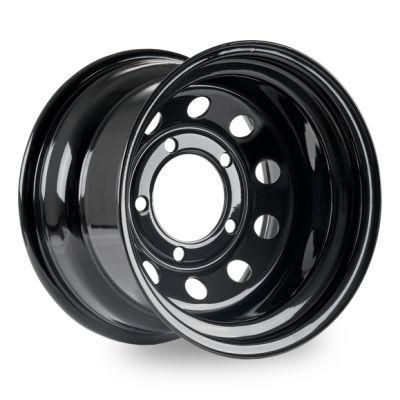 Black Steel Wheels Modular Wheel 16X10&quot; 5X165