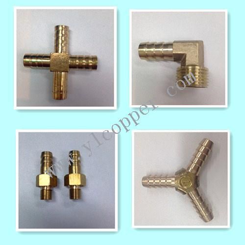 Brass Brake Tube Adapter Connector Fitting Brass Inverted Flare Brake Tube Adapter Nut Fitting for Auto Parts