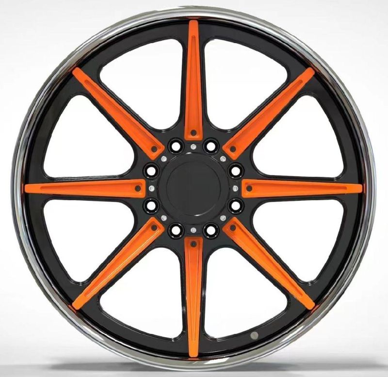 Two-Piece Forged Alloy Wheel, 18/19/20/21/22 Inches Personalized Custom Forged Car Rims China