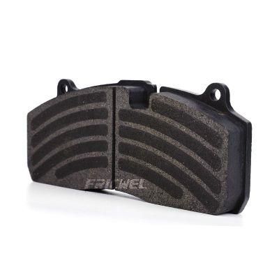 Factory Price Noiseless Semi-Metal Brake Pads with ISO9001 for Cars