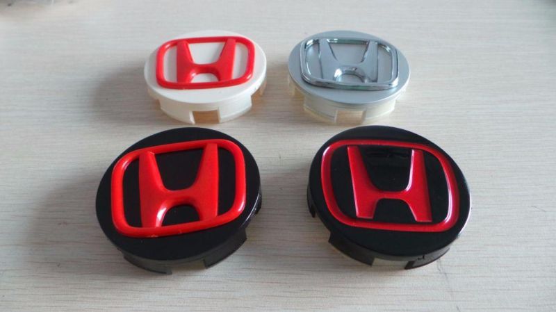 68 mm silver wheel badge center caps for Honda CRV