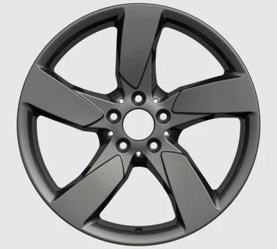 19 Inch 5X112 PCD 47/52 Et China Professional Forged Alumilum Alloy Wheel Rims Black Color Finish for Passenger Car Wheels Car Rims