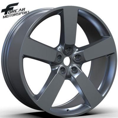 22*9 Inch Alloy Car Wheels 5 Holes Gunmetal Wheel Rims for Luxury Car