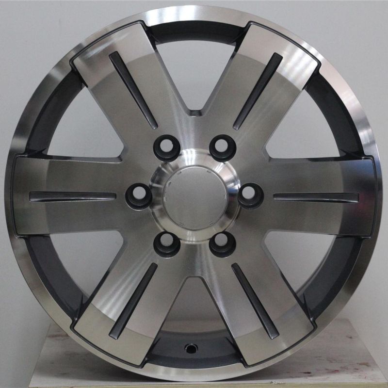 for Benz 16X7.0 Inch Grey Machine Face Passenger Car Alloy Wheel Rim 5X130/6X130