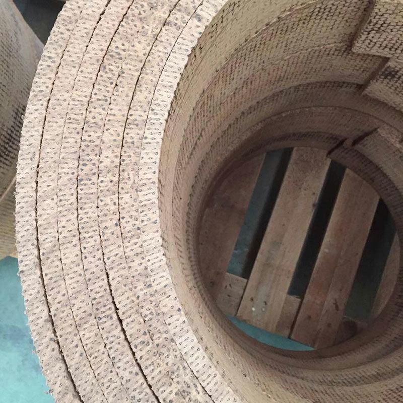 Asbestos White Woven Brake Lining Roll for Engineering  Machine