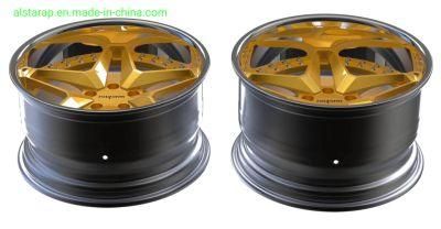 2 Piece Forging Aluminum Alloy Sport Wheel for Customized