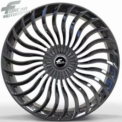 Forged Customized Polished T6061-T6 Car Alloy Wheel